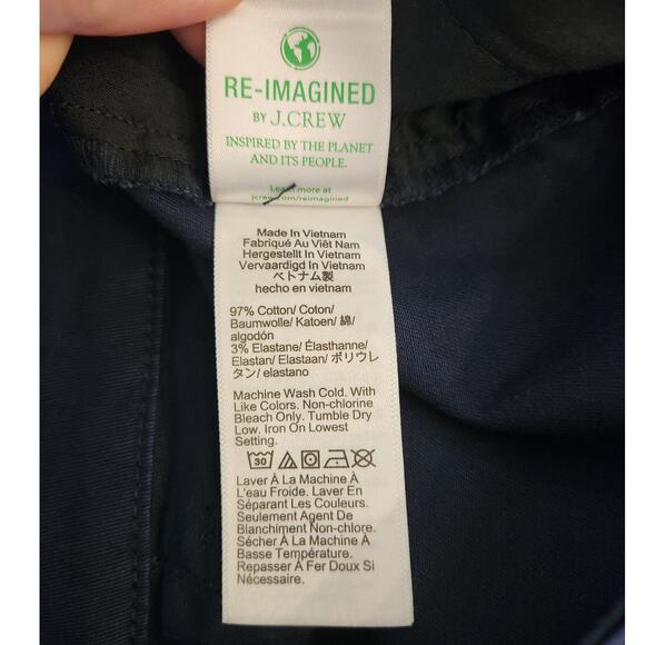 NWOT J. Crew 5" Classic Chino Short Navy Blue 14 - Picture 9 of 9